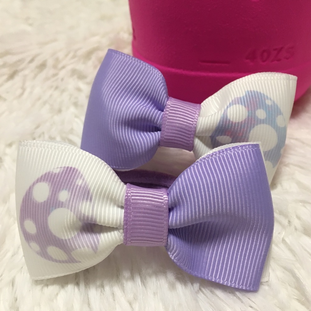 2PCS Ponytail Handmade For Girl 👧 Grosgrain